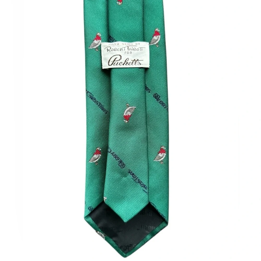 Robert Talbott for Jarrod's Merry Christmas Goose Holiday Necktie Tie
